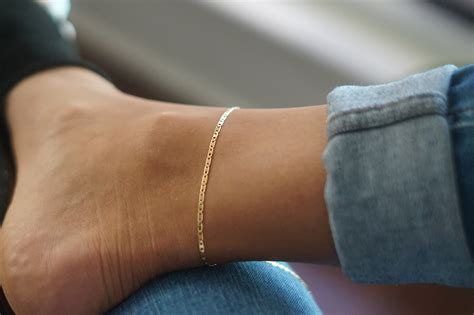 Gold Anklet Bracelet Gold Filled Chain Gold Anklet Boho Anklet Ankle Bracelet Bohemian