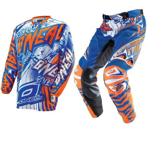 Oneal Hardwear 2014 Automatic Blue Orange Motocross Kit Description