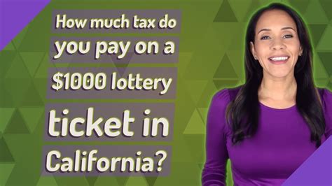 How much tax do you pay on a 1000 lottery ticket in NC shalfeiのblog