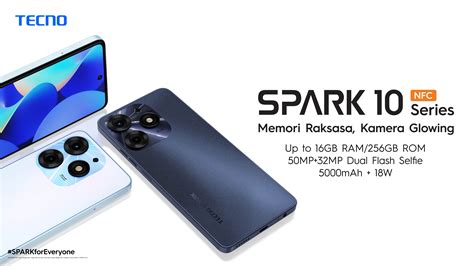 TECNO SPARK 10 NFC Series Resmi Meluncur Ke Indonesia OAtekno