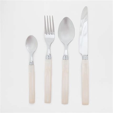 Image Of The Product Cutlery With A Mother Of Pearl Effect Zara Home