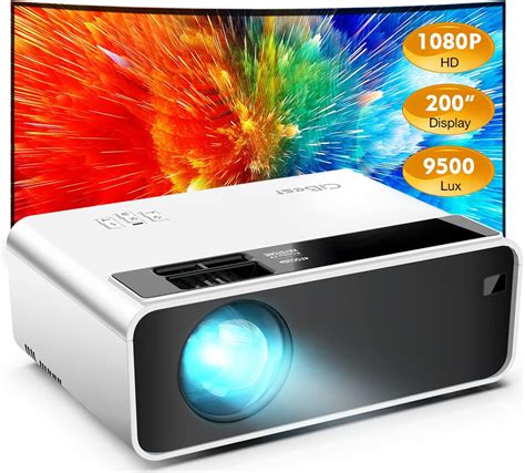 Mini Projector Cibest Outdoor Projector 1080p Full Hd