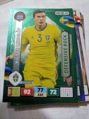 Carta Adrenalyn Road To Russia Víctor Lindelof Defensive Cuotas sin