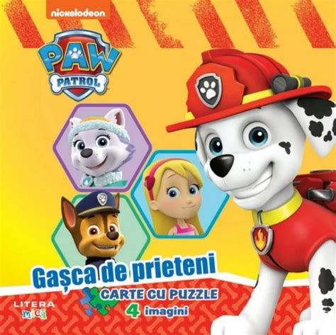 PAW Patrol PATRULA CATELUSILOR GASCA DE PRIETENI Carte Cu Rebus