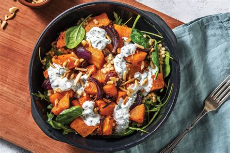 Roasted Pumpkin Pearl Couscous Salad Recipe HelloFresh