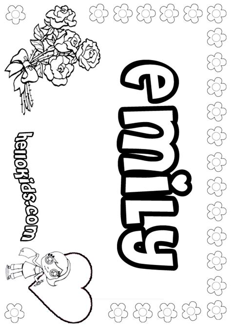 Emily Coloring Pages at GetColorings.com | Free printable colorings ...