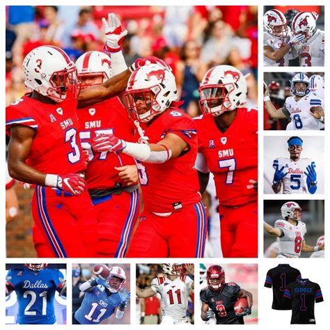 Mejor Precio En A Granel Maillot De Football Smu Mustangs 2023 5