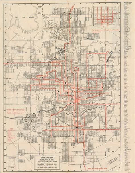 Map of Oklahoma City - Curtis Wright Maps