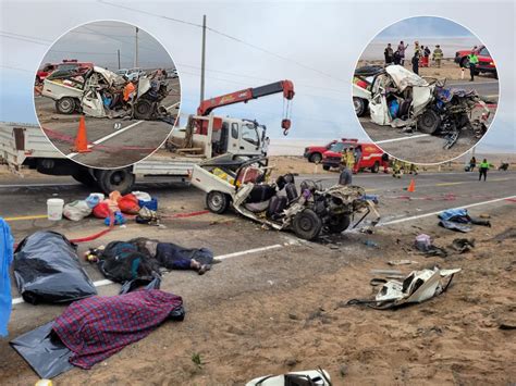 Moquegua Cinco Personas Mueren Tras Choque De Camioneta Y Cisterna En