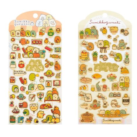 Pcs Lot Creative Sumikko Gurashi Pvc Stickers Cute Bronzing