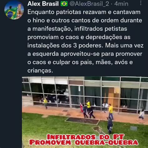 ZiláPatriota on Twitter Já estava tudo combinado os infiltrados