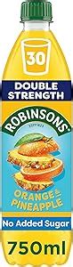 Robinsons Fruit Squash Low Calorie Double Strength Orange And