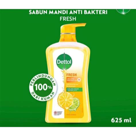 Jual Dettol Sabun Mandi Cair Anti Bakteri FRESH Botol Pump 625ml