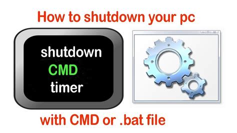 How To Shutdown My Computer By Cmd And Set A Timer Youtube