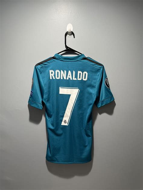 Adidas × Soccer Jersey × Streetwear Original Real Madrid Ronaldo 2017/ ...