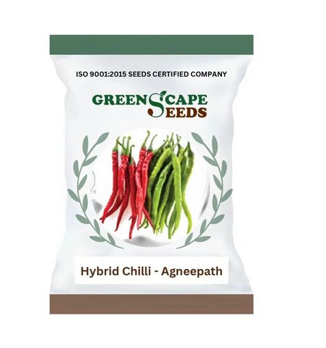 Red And Green Agneepath Hybrid Chilli Seed Packaging Type Packet