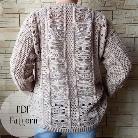 Crochet Pattern Crochet Cardigan With Skulls Lost Souls Inspire Uplift Artofit