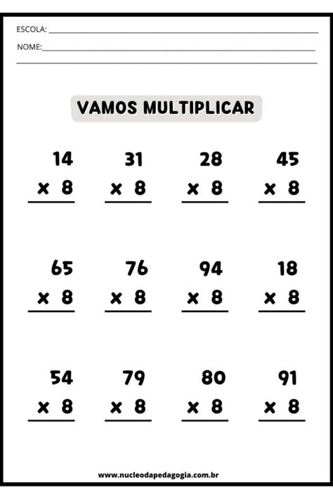 Portal Escola AlfabetizaÇÃo MatemÁtica 6 Anos Atividades ExercÍcios Para Imprimir Viii🦉