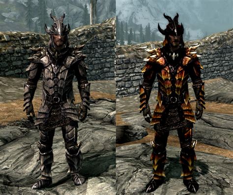 Dragonscale Armor Recolor 4 Sets Complete The Elder Scrolls V