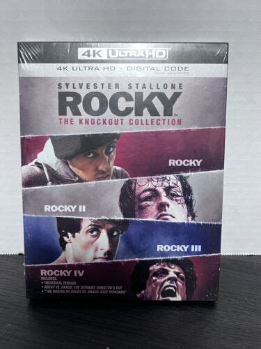 Rocky The Knockout Collection K Ultra Hd Blu Ray Digital Brand