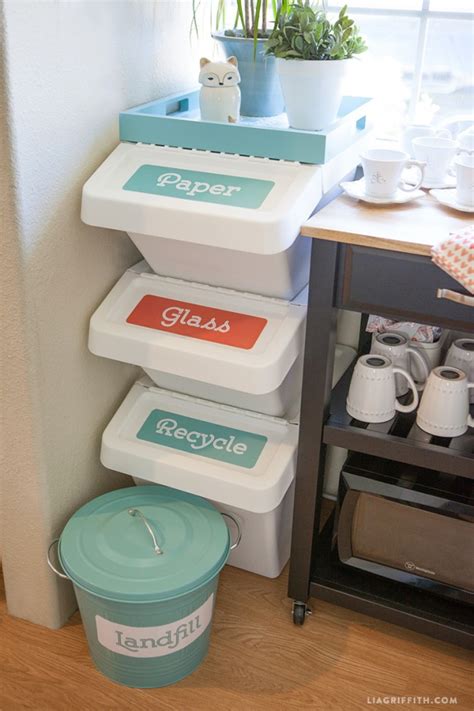 Recycle Labels for your Home Office Recycling Center | Free printable ...