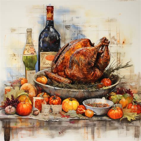 Thanksgiving Roasted Turkey Art Free Stock Photo - Public Domain Pictures