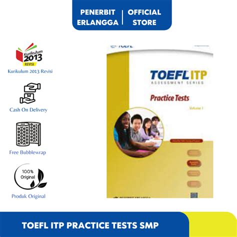 Jual Toefl Itp Assessment Series Vol Erlangga Shopee Indonesia