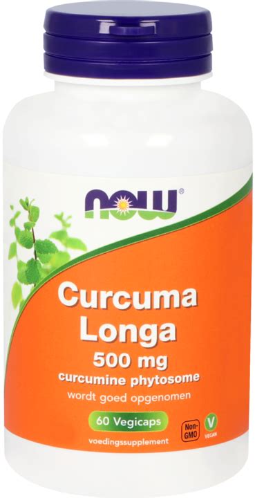 Curcuma Longa 500 Mg 60 Capsules Now Nova Vitae