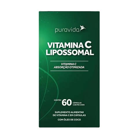 Vitamina C Lipossomal 60 Cápsulas PURAVIDA