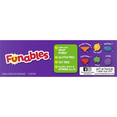 Funables™ Dc Heroes Fruit Flavored Snacks 10 Ct 0 8 Oz Kroger