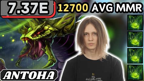 7 37e Antoha VENOMANCER Hard Support Gameplay 27 ASSISTS Dota 2