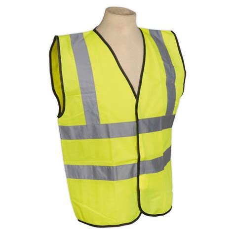 Sealey Ssphv Xl High Visibility Waistcoat Bs En471 Extra Large Rapid