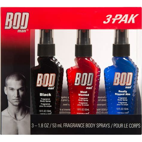 Bod Man Blackmost Wantedreally Ripped Abs Fragrance Body Sprays 18