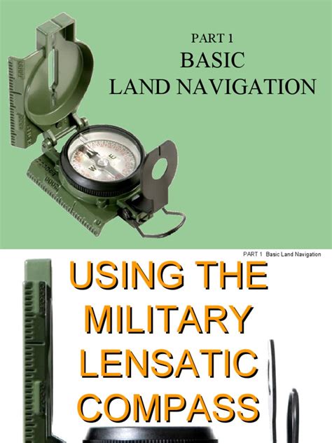 Land Navigation Part 1 Pdf Compass Map