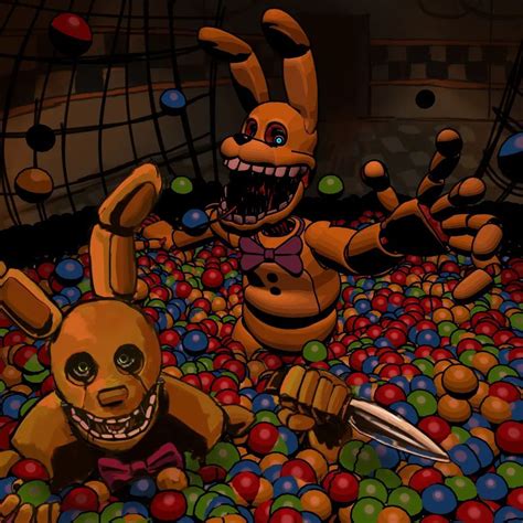 Springbonnie Et Pitbonnie Fnaf Fond D Ecran Dessin Image Jeux