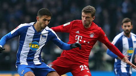 Hertha Bsc Fc Bayern M Nchen Im Ticker Rekordmeister Setzt