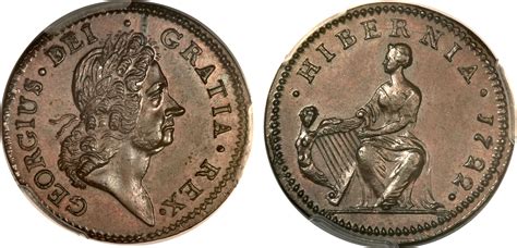 Ireland, George I, Halfpenny, 1722. | British royalty, Coins, Heraldry