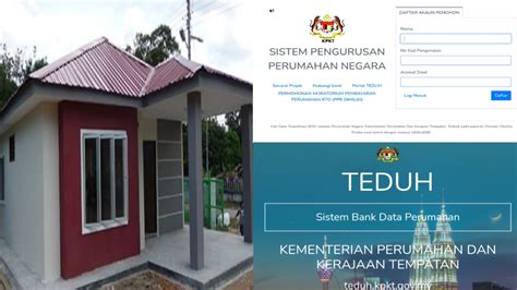 Permohonan Rumah Mampu Milik 2021 Online Bagi Golongan B40 TEDUH