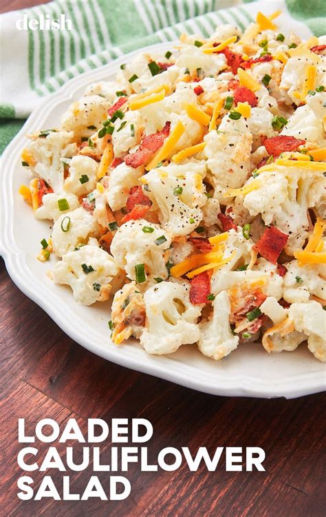 This Loaded Cauliflower Salad Is The Low Carb Version Of Potato Salad