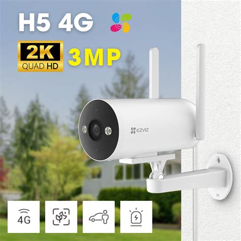 Camera Ezviz H80X 2 ống kính Dual 4K 8MP 2MP màu ban đêm khẩu độ