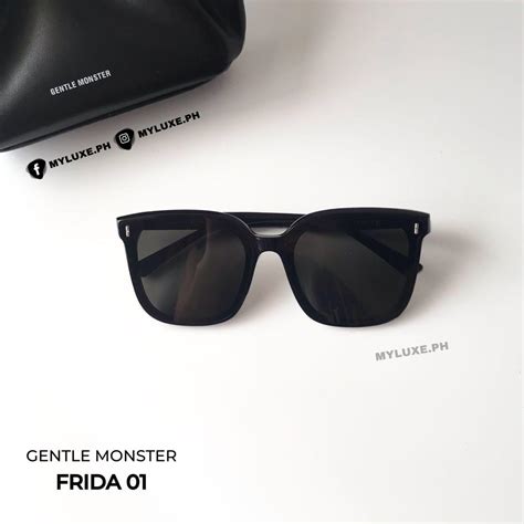 Gentle Monster Frida 01 Black Sunglass Womens Fashion Watches And Accessories Sunglasses