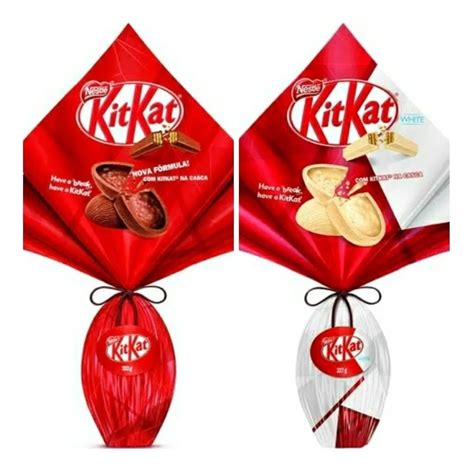 Kit Ovo De Páscoa Kit Kat Chocolate Ao Leite Choc Branco Mercado Livre