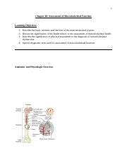 Chapter Assessment Of Musculoskeletal Function Docx Chapter