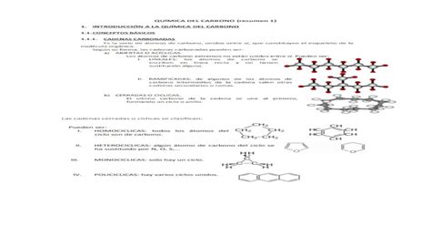 Qu Mica Del Carbono Resumen Hibridaci N Del Tomo De Carbono