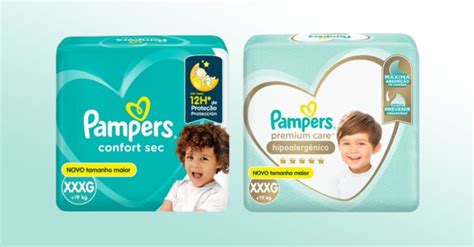 Pampers lança fraldas infantis tamanho XXXG