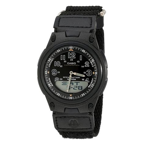 Watch For Men By Casio Analog Digital Resin Black Aw 80v 1bv Jomla Ae