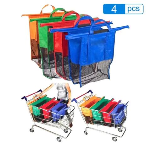 Reusable Shopping Cart Tote Bags Semashow