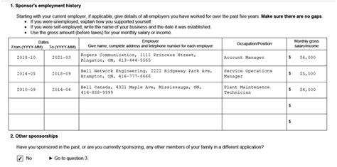 Form Imm 5532 Relationship Information And Sponsorship Evaluation