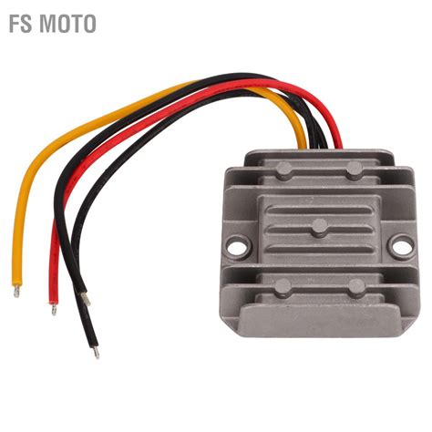 Fs Moto 24v ถึง 12v Converter Regulator Dc 18 36v Buck 120w 10a กันน้ำตัวแปลงแรงดันไฟฟ้าลด