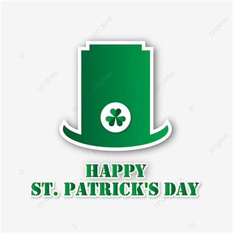 St Patrick Hat Vector Hd Images St Patricks Day Hat Festival